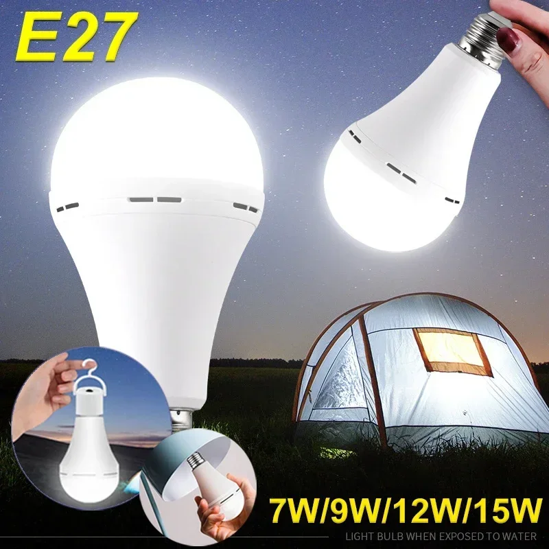 7-15w led luz de acampamento a - Power Outage Light avaliação e preço