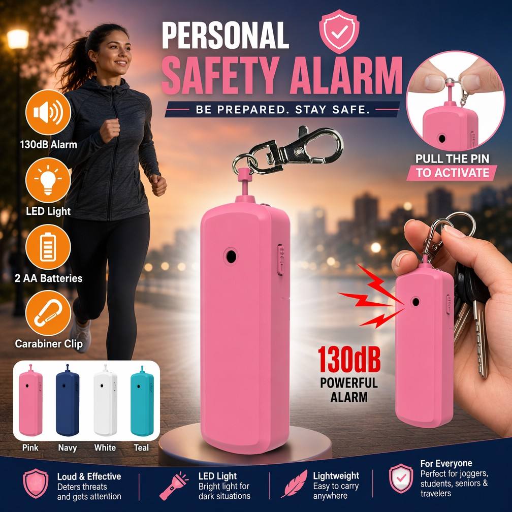 Alarme Pessoal Portátil de 130 - Personal Alarm Keychain avaliação e preço
