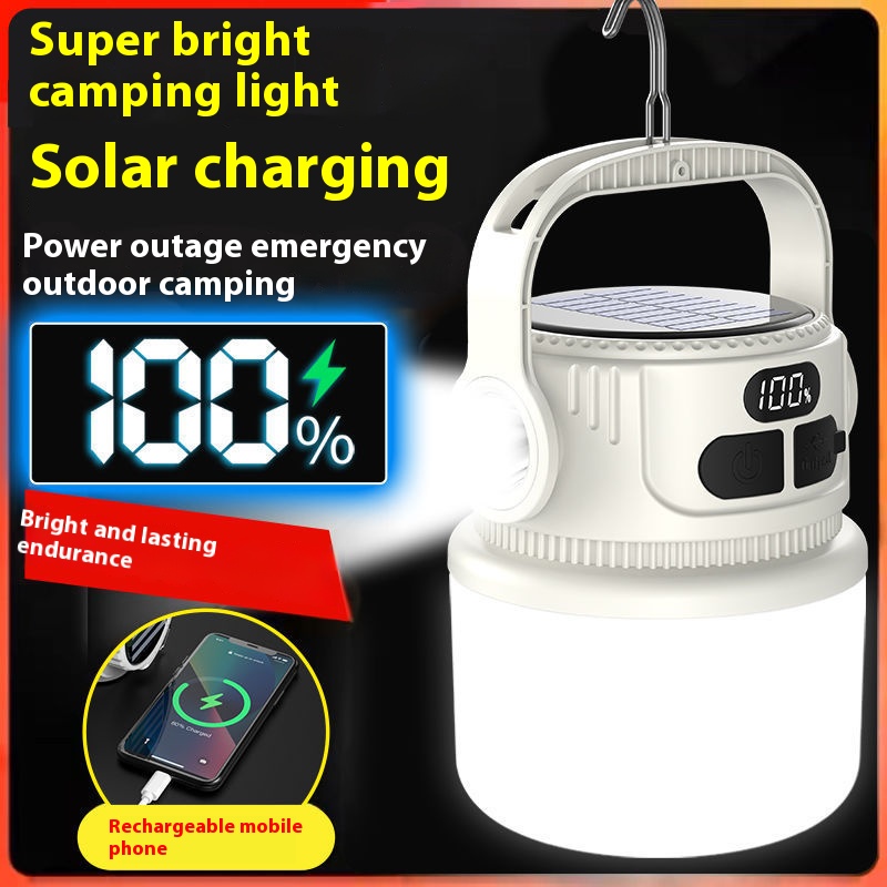 Lâmpada solar led recarregável - Power Outage Light avaliação e preço