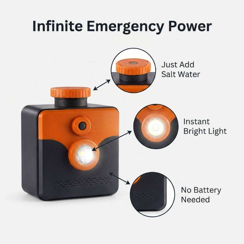 Lâmpada de Água Salgada, Lante - Power Outage Light avaliação e preço